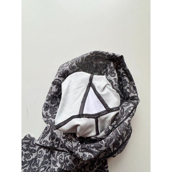 Lot of 2 LULULEMON Size 4 Wunder Under Leggings - Lace & Floral Print - Picture 8 of 16